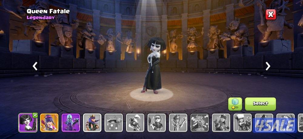 قريه حساب كلاش اوف كلانز للبيع10