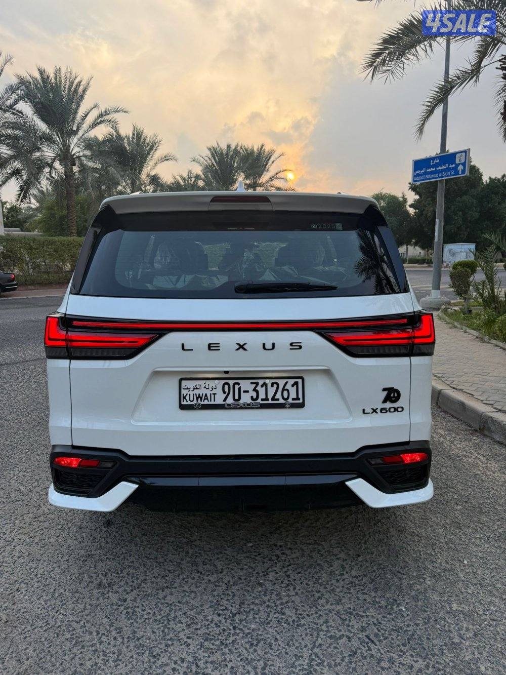 لكزس LX600 الساير درجه اولى 2025 بحاله الوكاله عداد 4000 كيلو5