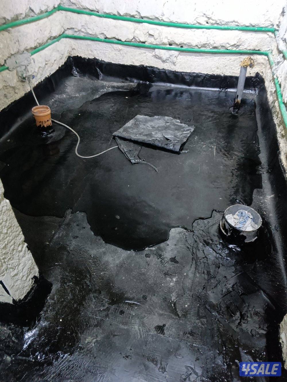 عمل جميع انواع عازل الأسطح والحمامات وعازل جيتاروف3