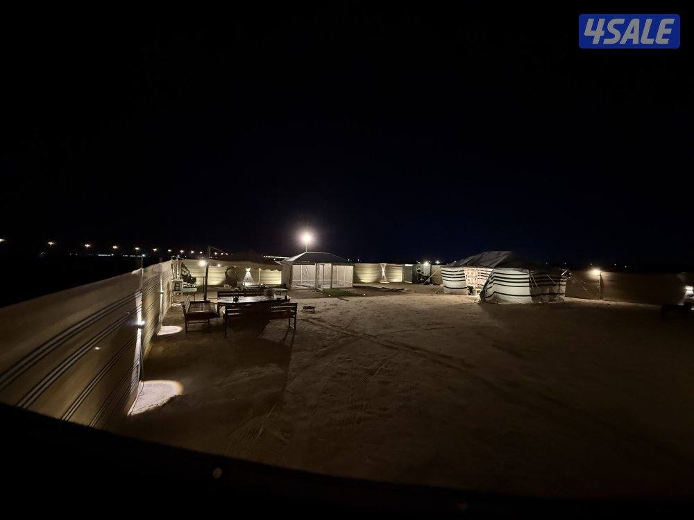 كشته مرتبه تتكون من خيمتين وقعده مقابل مخفر جبد4