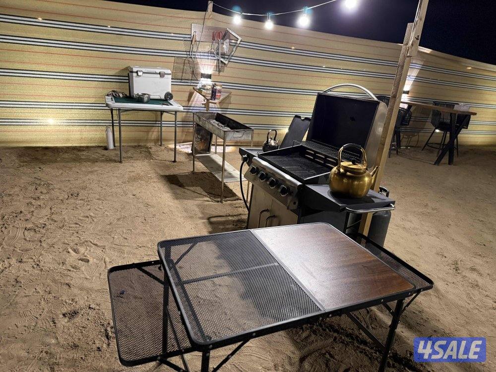 كشته مرتبه تتكون من خيمتين وقعده مقابل مخفر جبد11