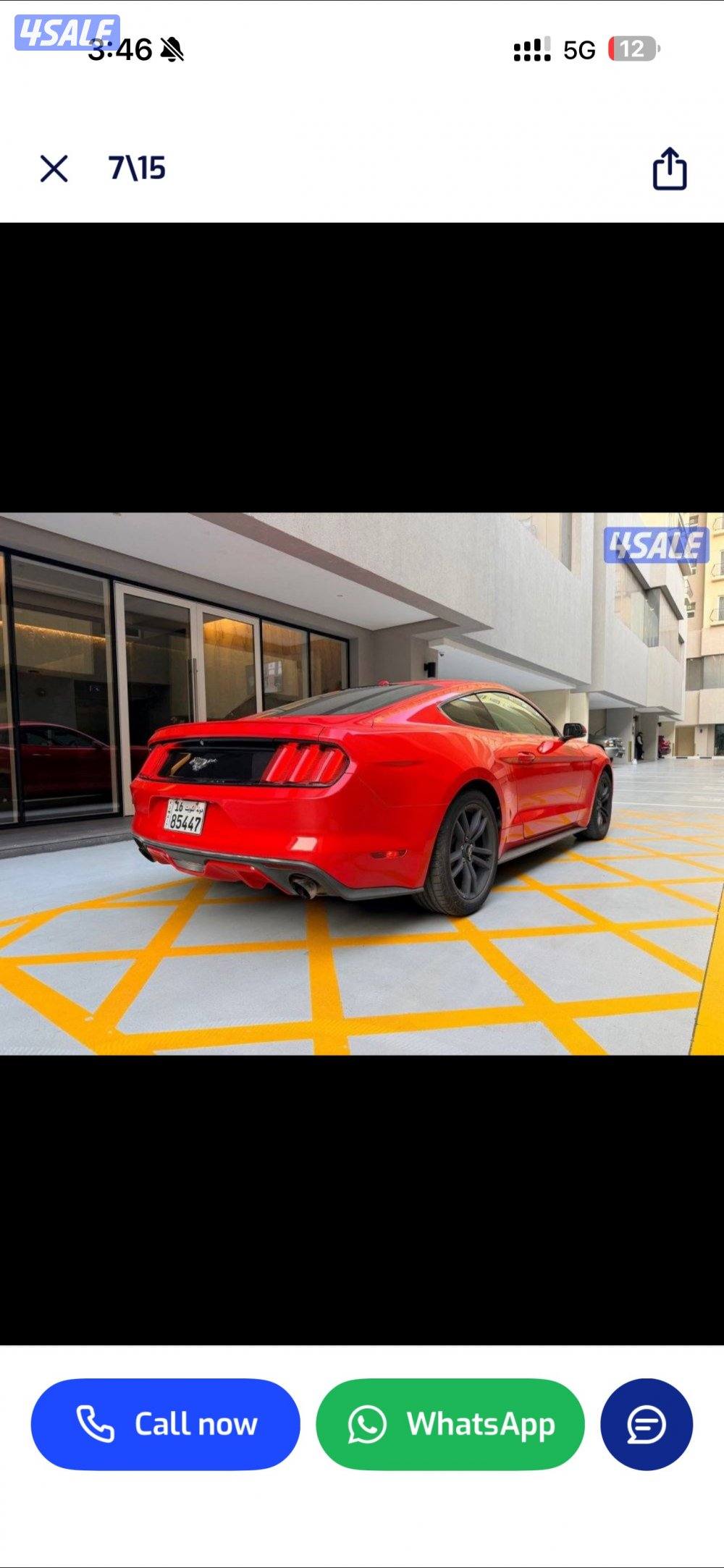 Ford mustang ecoboost 20156