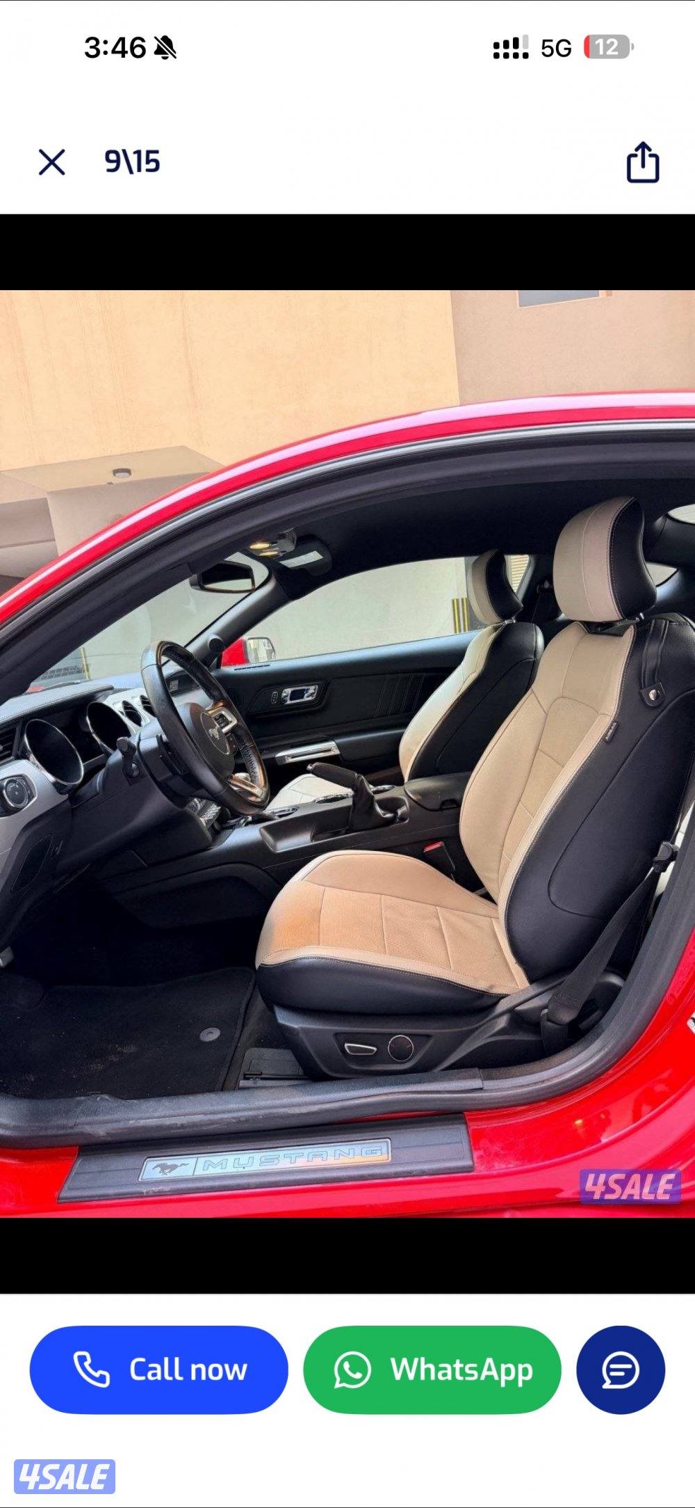 Ford mustang ecoboost 20158