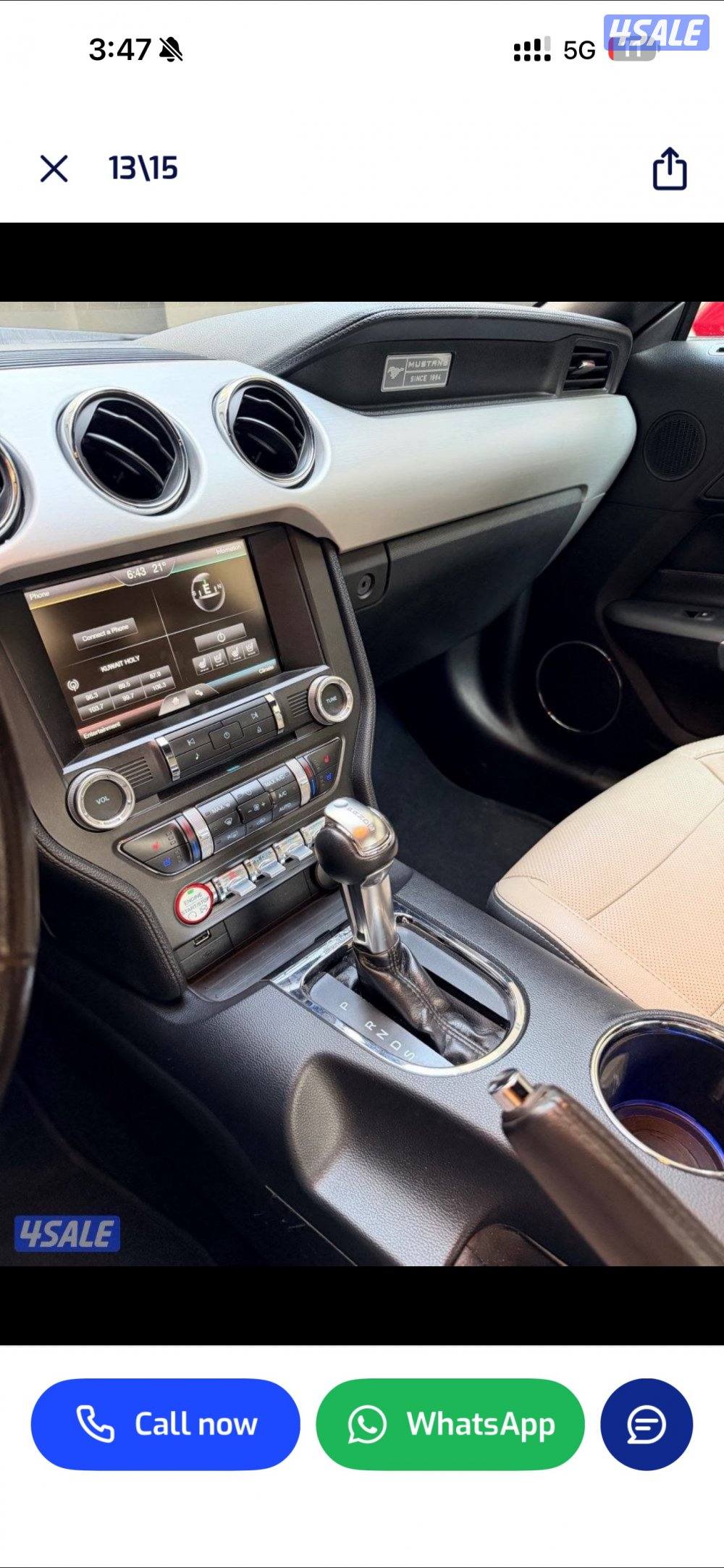 Ford mustang ecoboost 201511