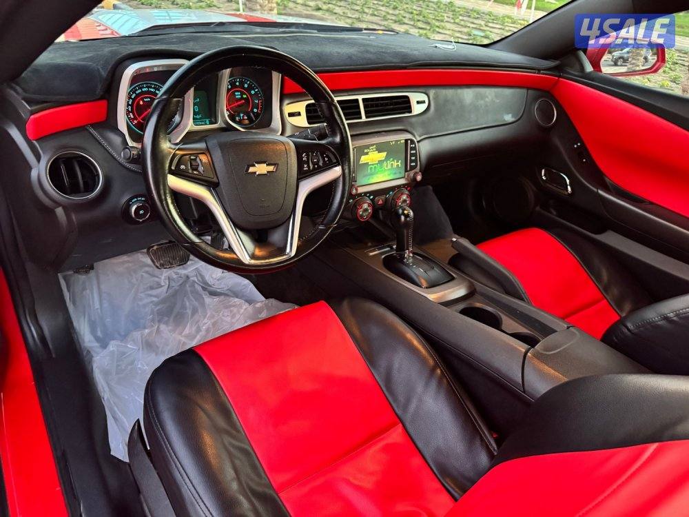 كمارو rs مديل 2014 بحالة نظيفه سته سلندر V67