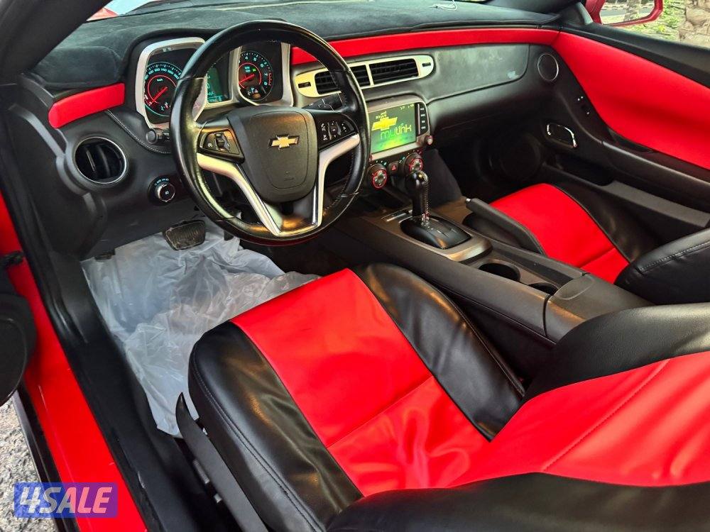 كمارو rs مديل 2014 بحالة نظيفه سته سلندر V69