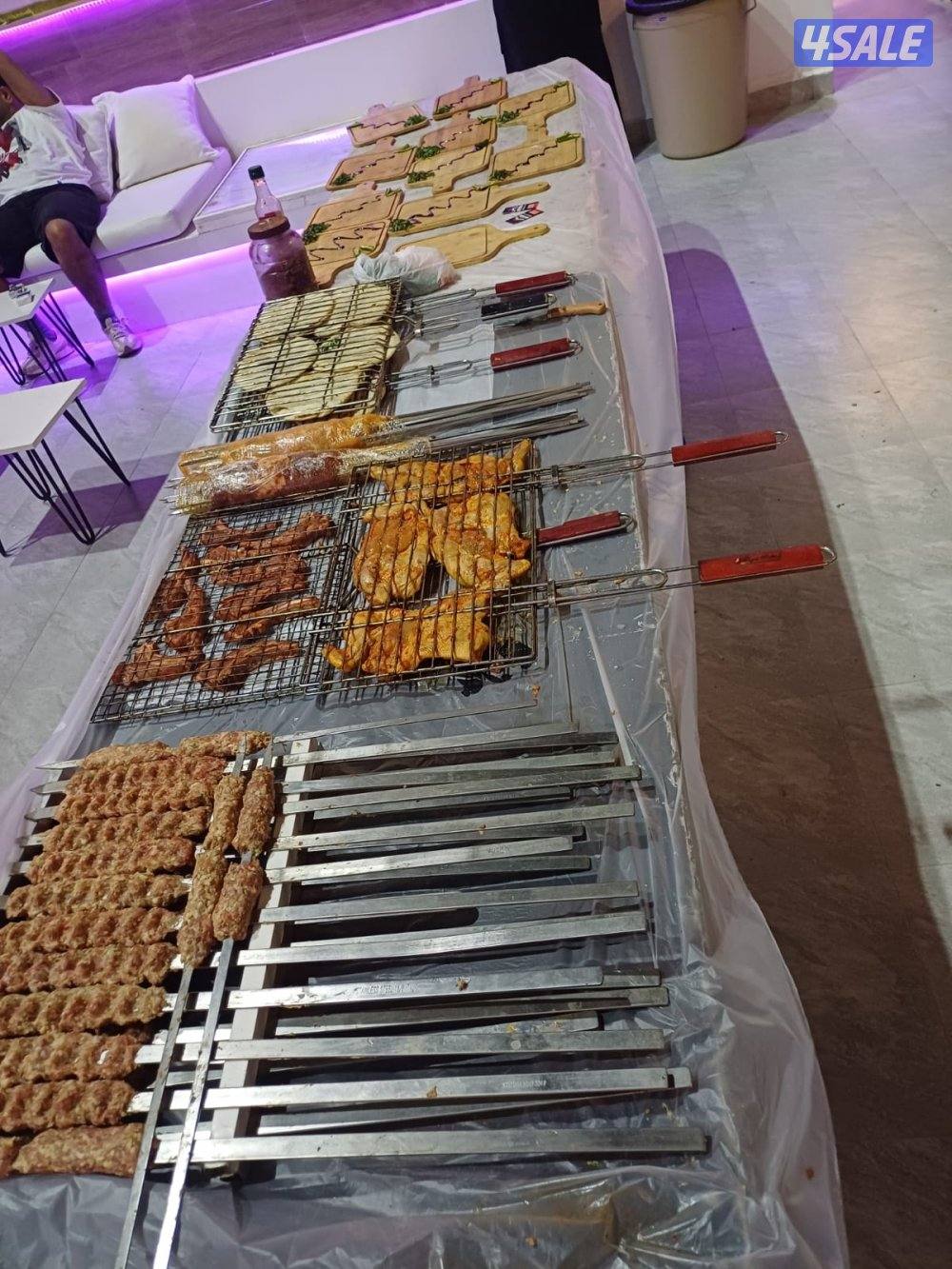 باربيكيو واو للمشويات وشاورما لحم ودجاج وسلطات ومقبلات وخبز تنور2