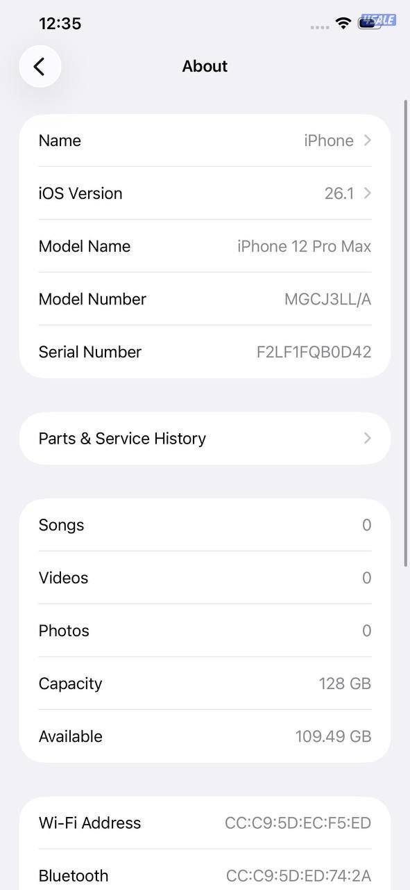 ايفون 12 برو ماكس – 128 جيجا – أزرق  iPhone 12 Pro Max 128GB Blue9