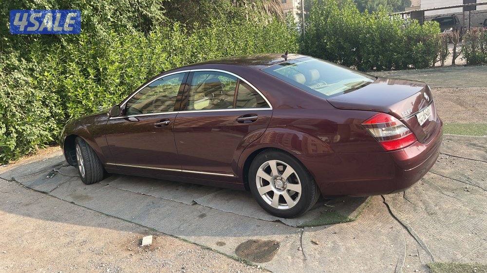 مرسيدس 280 s موديل 2008 شرط الفحص عداد 127 ألف مرفق الفحص صبغ الوكاله0