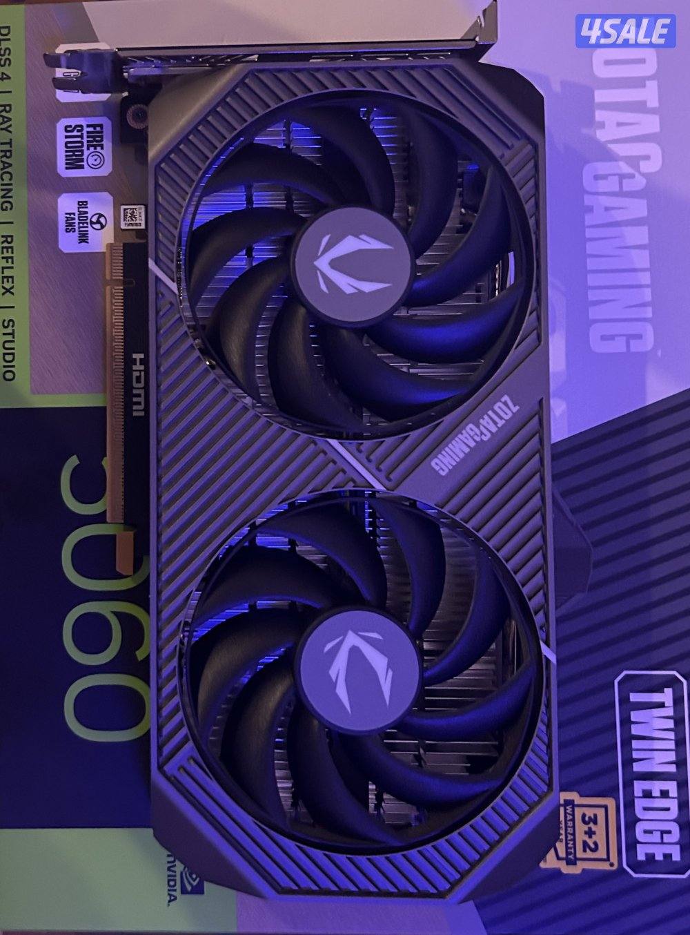 كرت RTX 5060 8GB شبه جديد (مستعمل ثلاث اسابيع)0