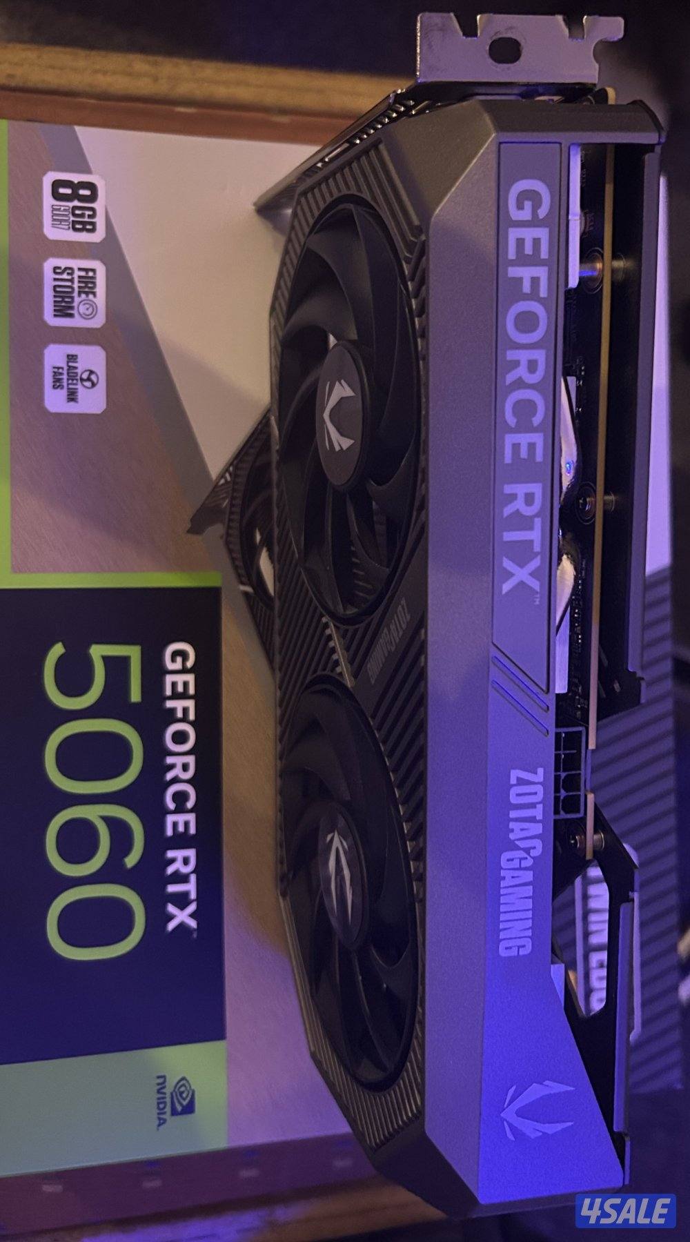 كرت RTX 5060 8GB شبه جديد (مستعمل ثلاث اسابيع)1