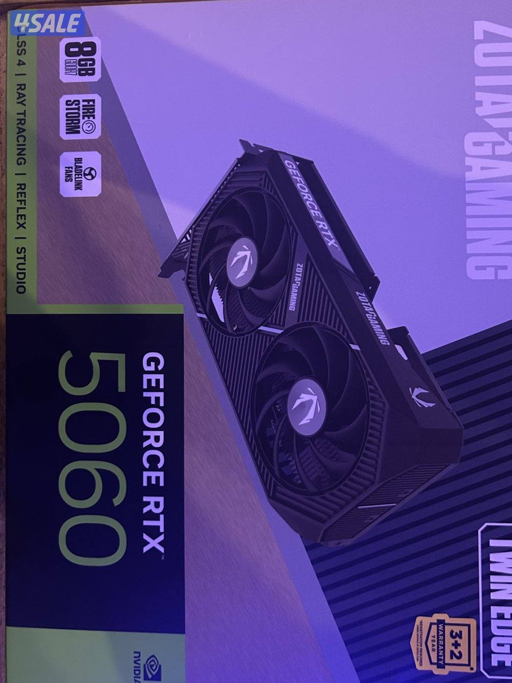 كرت RTX 5060 8GB شبه جديد (مستعمل ثلاث اسابيع)3