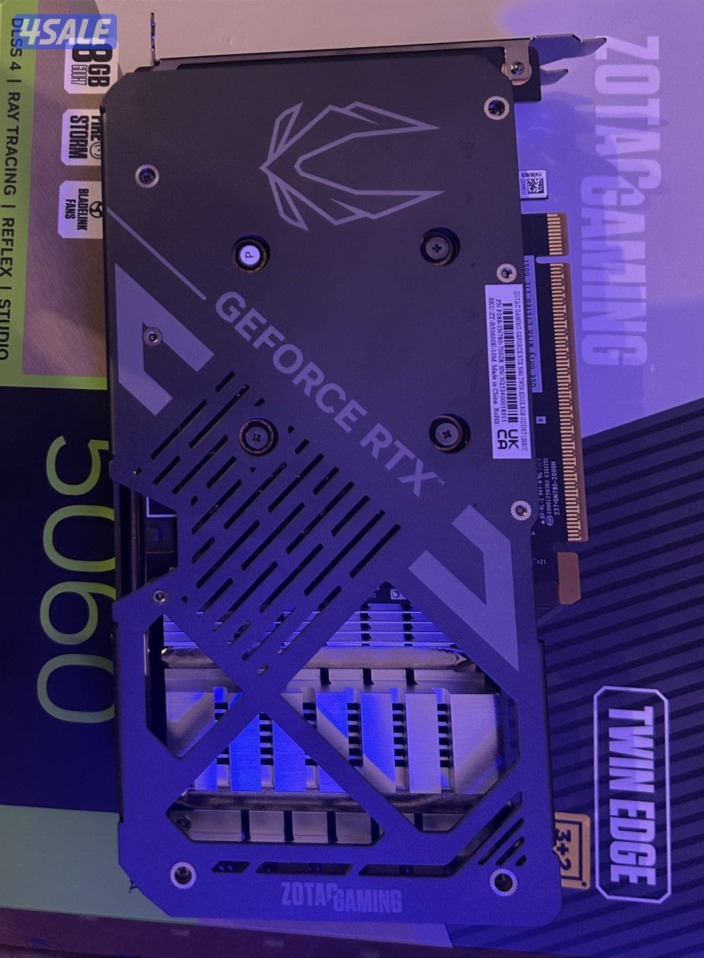 كرت RTX 5060 8GB شبه جديد (مستعمل ثلاث اسابيع)10