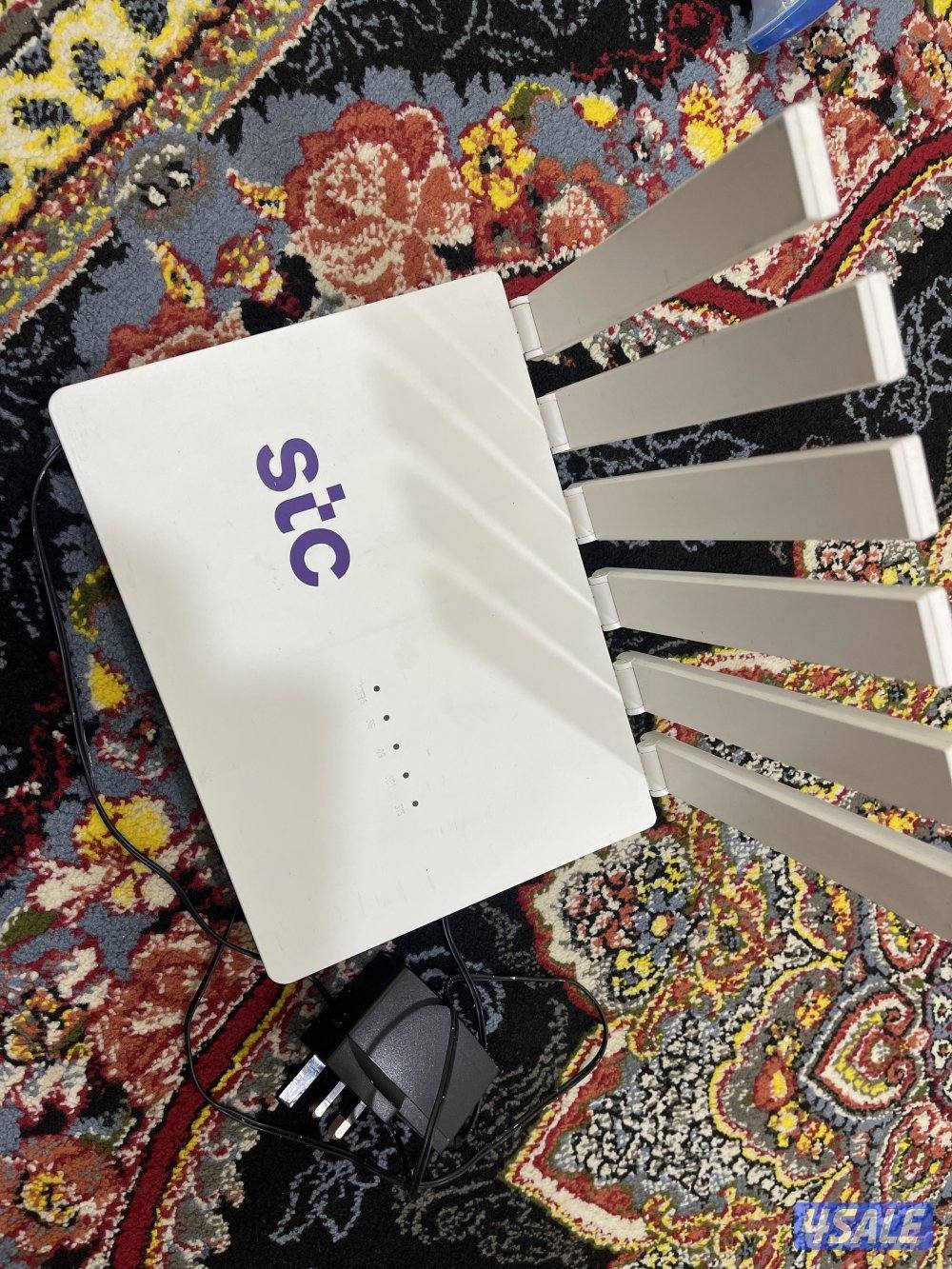 راوتر ثابت stc  فايف جي 5g نظيف وشغال 100/100 مع الشحن يركب فيه خط stc0