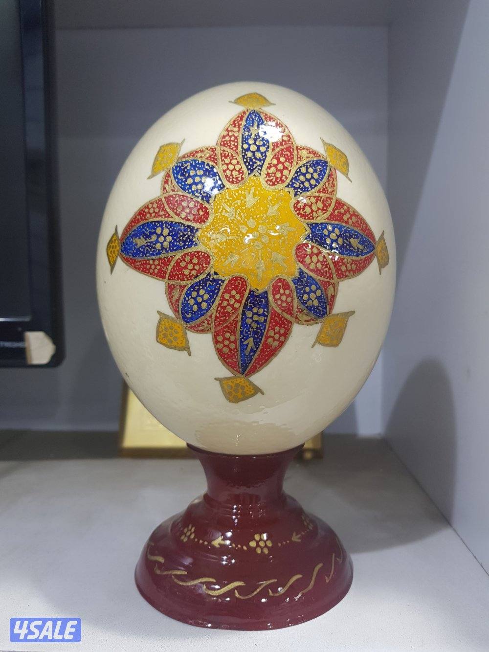 بيض نعام مرسوم عليه12