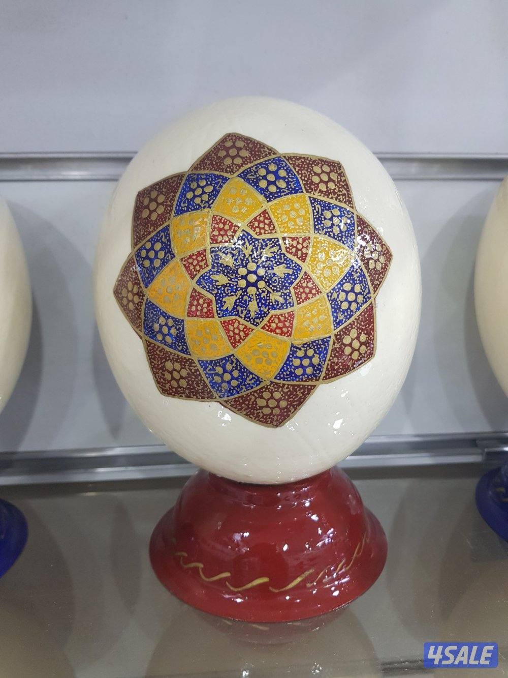 بيض نعام مرسوم عليه13