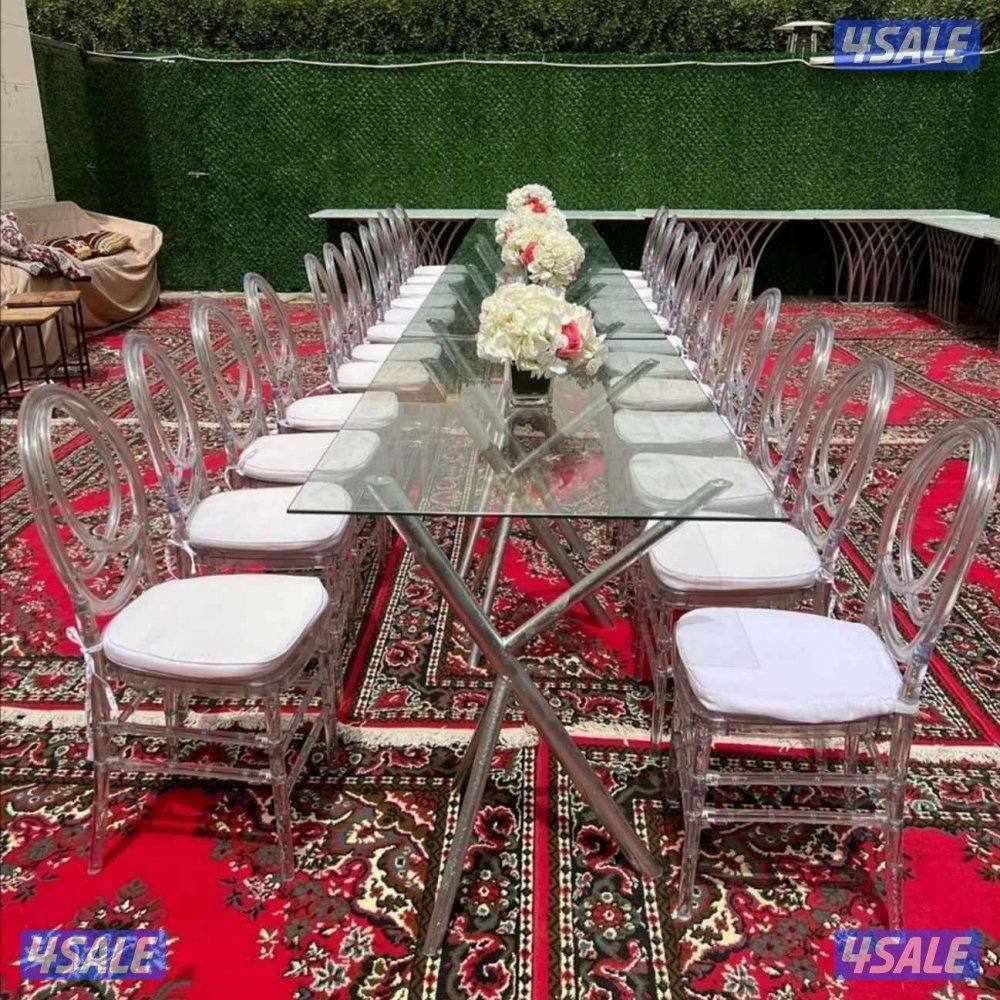 تاجير كراسي وطاولات وزينه وخيم وجميع مستلزمات الافراح1