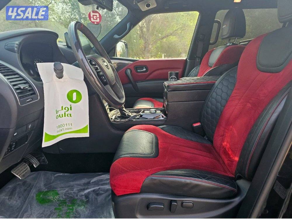 نيسان باترول Nismo ٢٠٢٢ عداد 50 الف اللون اسود وارد وكالة البابطين12