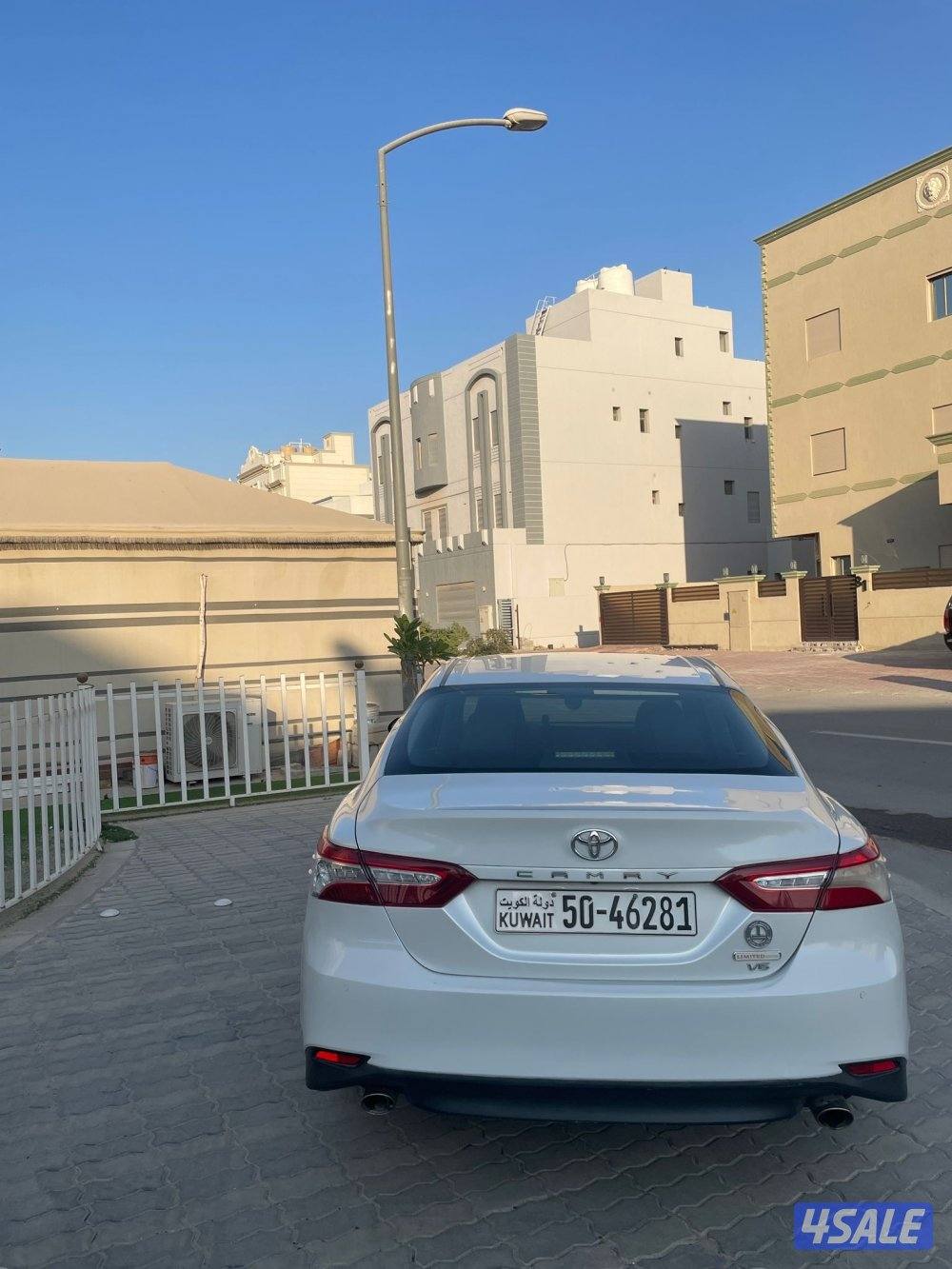 كامري ٦ سلندر ليمتد اعلى فئه ابيض2