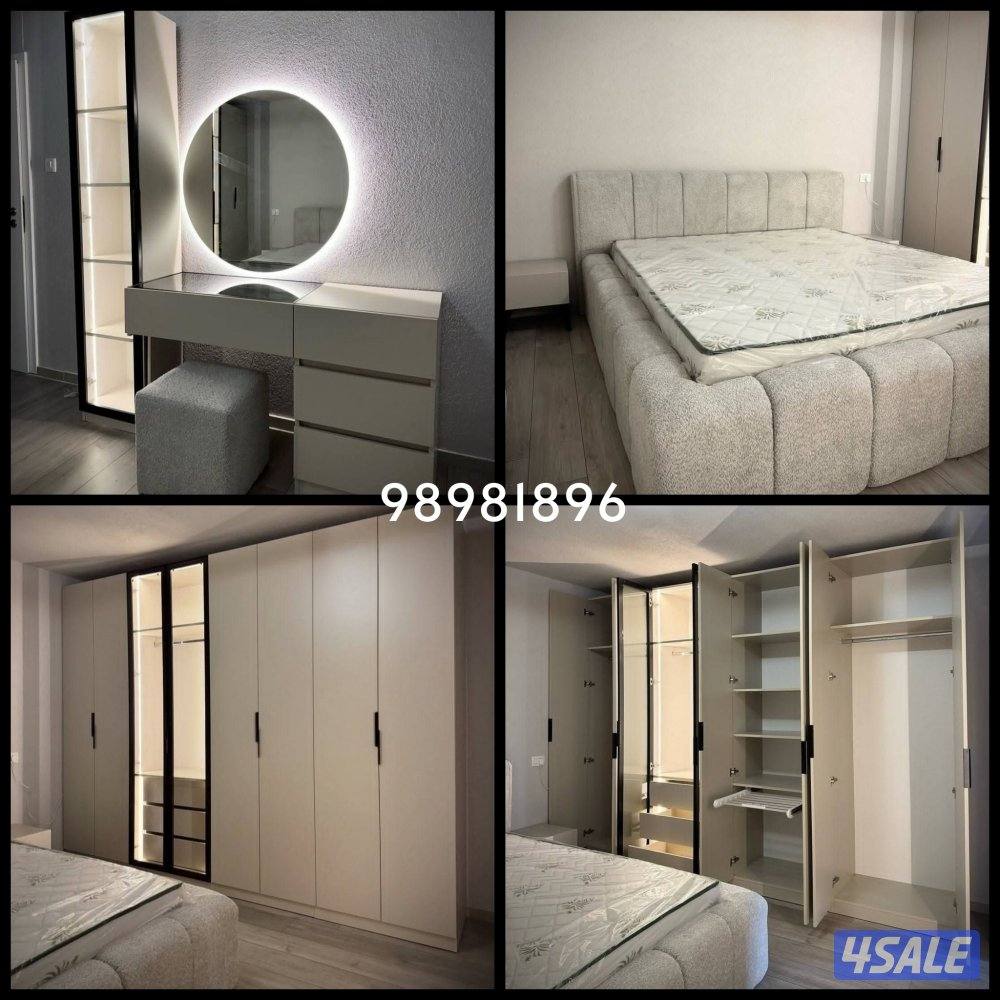 تفصال وجاهز غرف النوم والكباتات والدرسنج والسرير حسب الكتالوج والقياس2