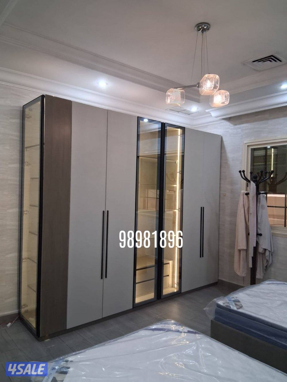 تفصال وجاهز غرف النوم والكباتات والدرسنج والسرير حسب الكتالوج والقياس6