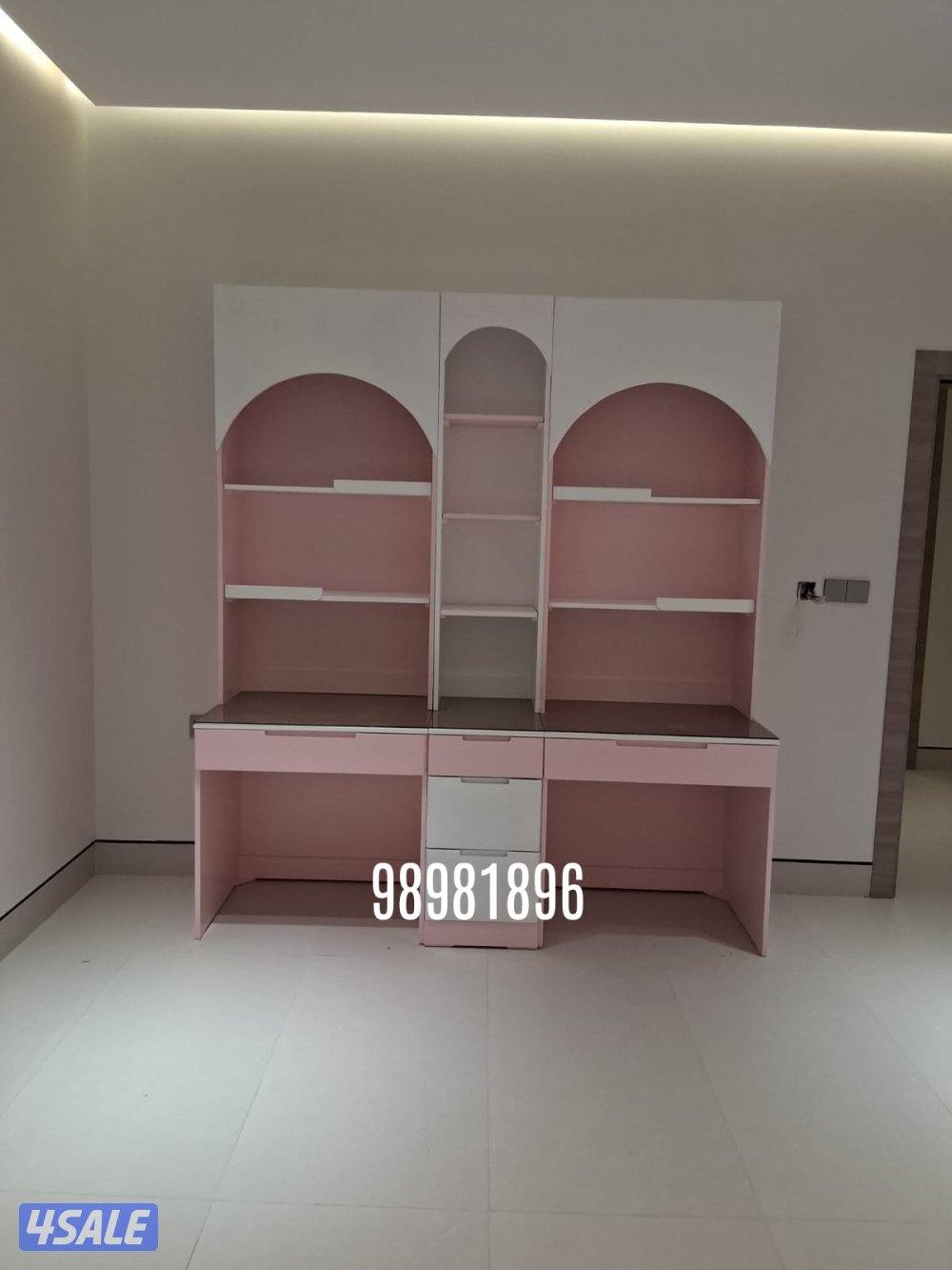 تفصال وجاهز غرف النوم والكباتات والدرسنج والسرير حسب الكتالوج والقياس11