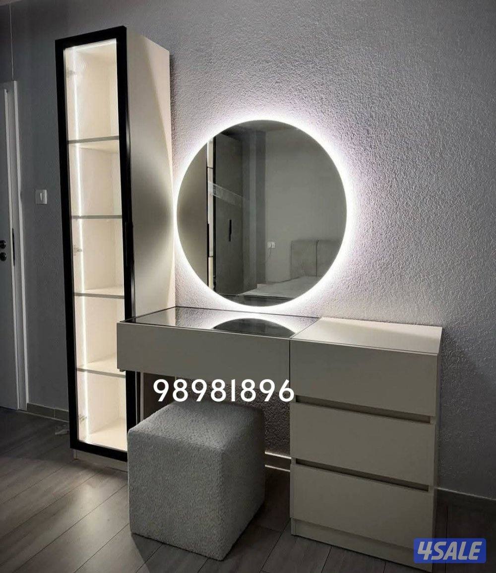 تفصال وجاهز غرف النوم والكباتات والدرسنج والسرير حسب الكتالوج والقياس10