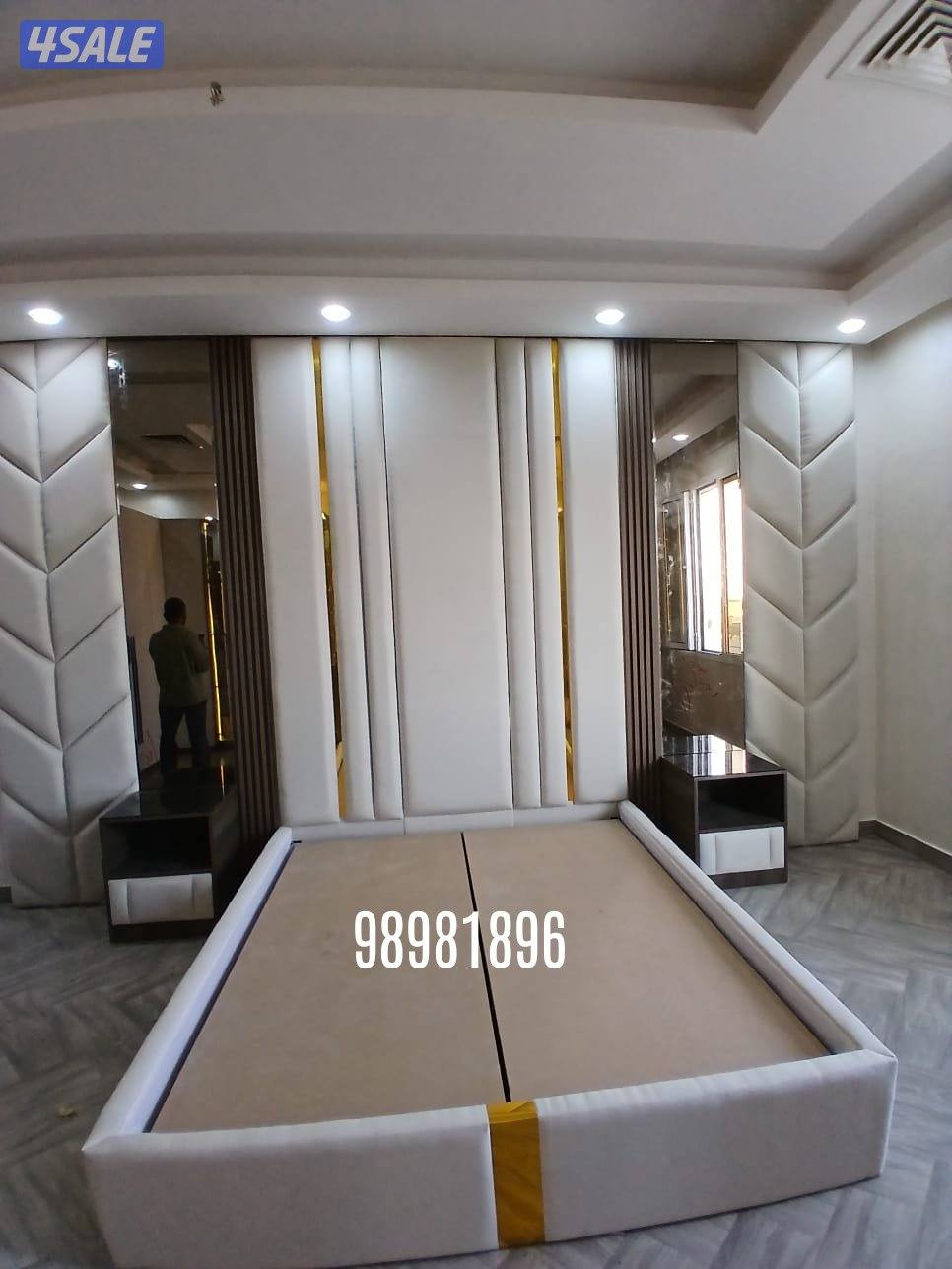 تفصال وجاهز غرف النوم والكباتات والدرسنج والسرير حسب الكتالوج والقياس13