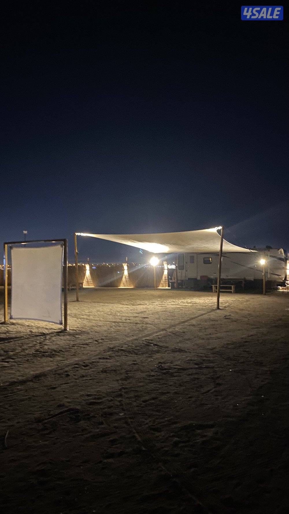 عريش خيزران - مظلات قعدات - بروجكتر - (شاشه عرض)1