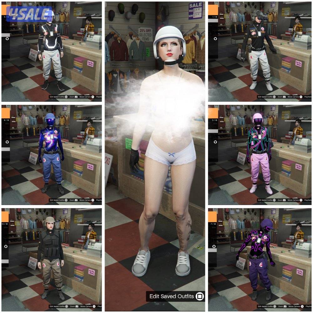 للبيع حساب قراند يشغل النسختين 4،5 فيه كل السيارات الي ببالك الا الجدد4