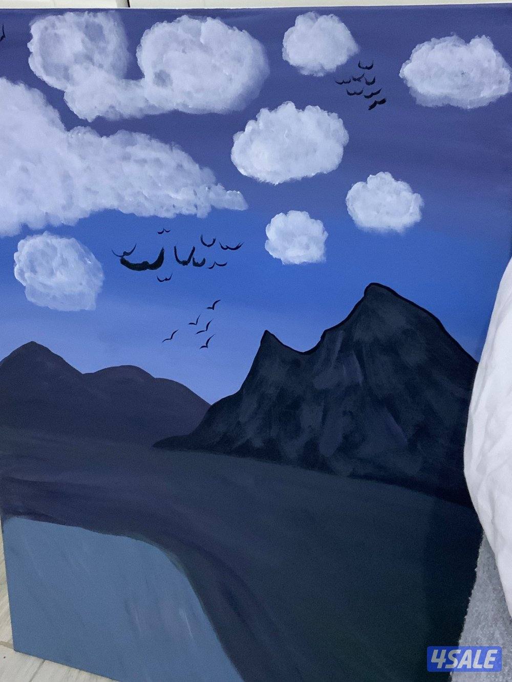 الطبيعه بالرسم التجريدي0