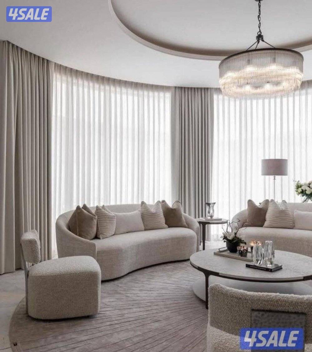 تنجيد تفصيل ستائر روال شفون لنن دانتيل فك تركيب الستائر9