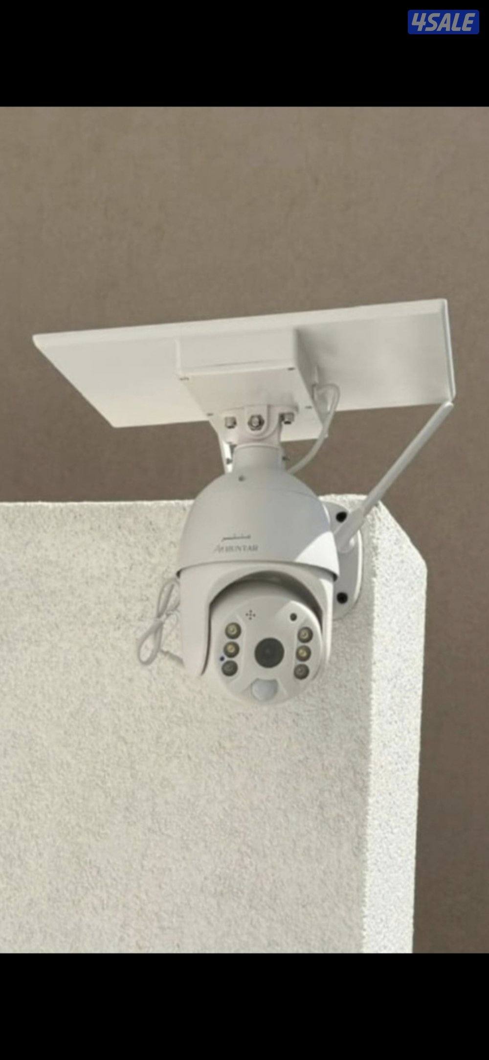 كاميرا طاقه شمسيه صوت وصوره متحركه بجميع الاتجاهات سبيكر ومايك2