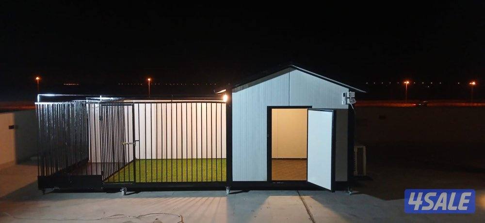 للبيع أقفاص كلاب معى تكيف وعازل صوت0