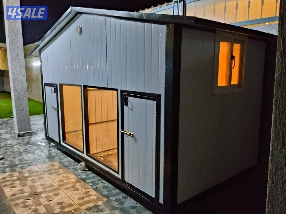 للبيع أقفاص كلاب معى تكيف وعازل صوت1