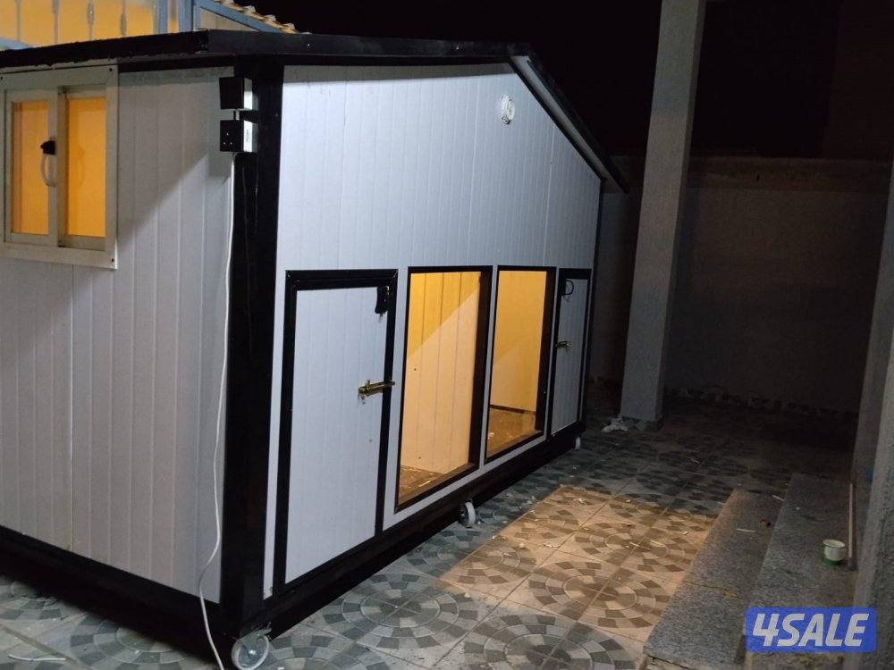 للبيع أقفاص كلاب معى تكيف وعازل صوت5