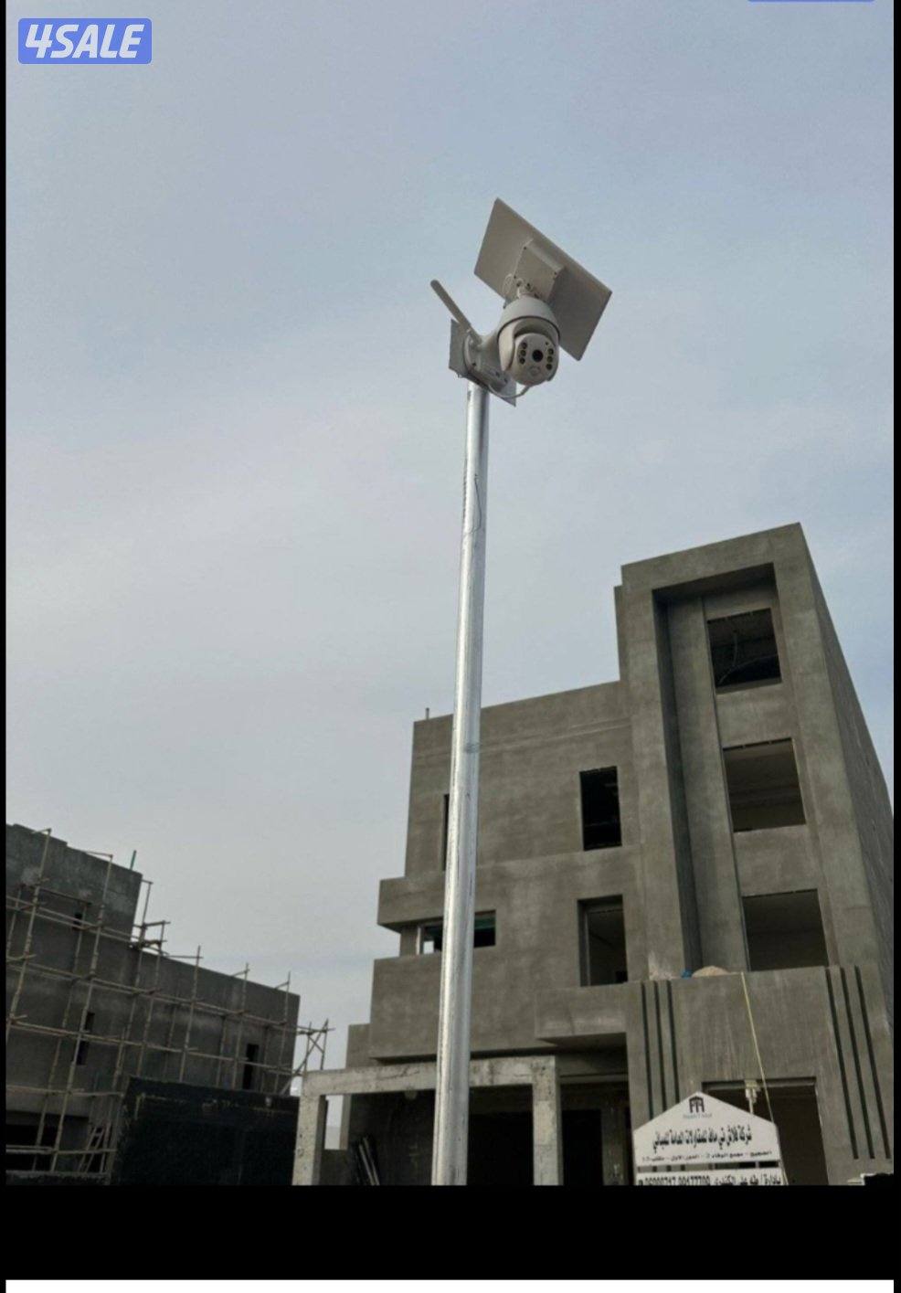 كاميرات طاقه شمسيه متحركه بجميع الاتجاهات صوت وصوره سبيكر ومايك4