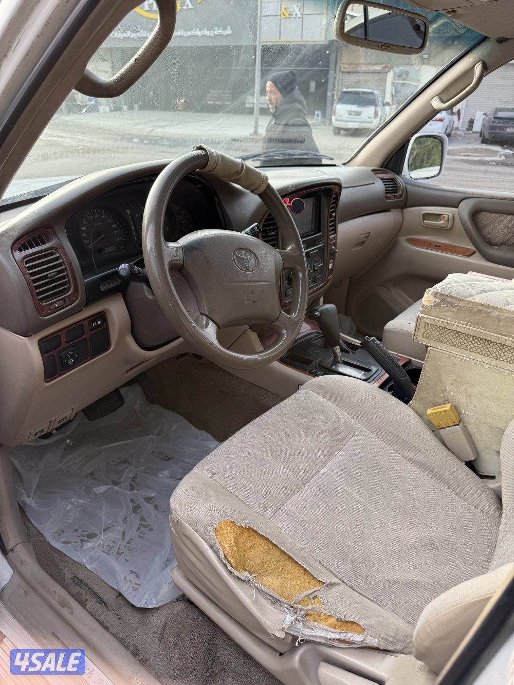 للبيع لاندكروزر موديل 2001 شرط الفحص قير مكينة شاصي4