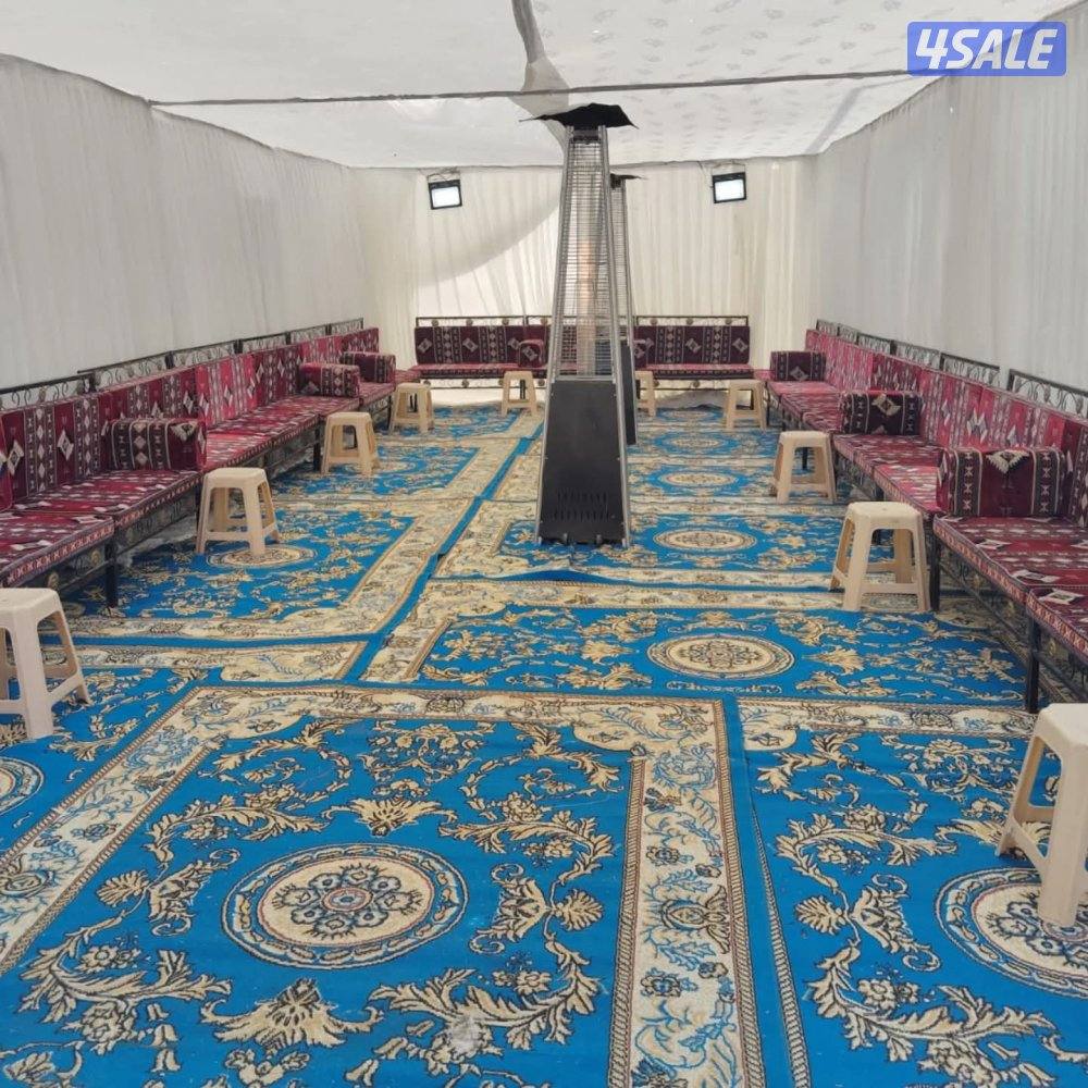 تاجير كراسي وطاولات وسجاد وقنفات تصميم كوشه وزينة عرس والاسم افراح3