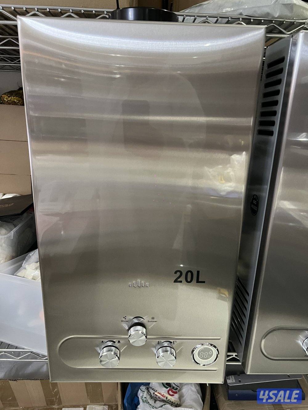 سخان ماء  علي  الغاز  ١٨ و٢٠ لتر2