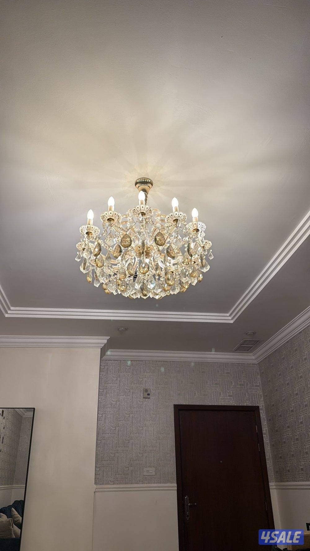 اثاث شقه غرفة نوم + صالة + بردات + مناظر + لوحة + زوالي + كبتات3