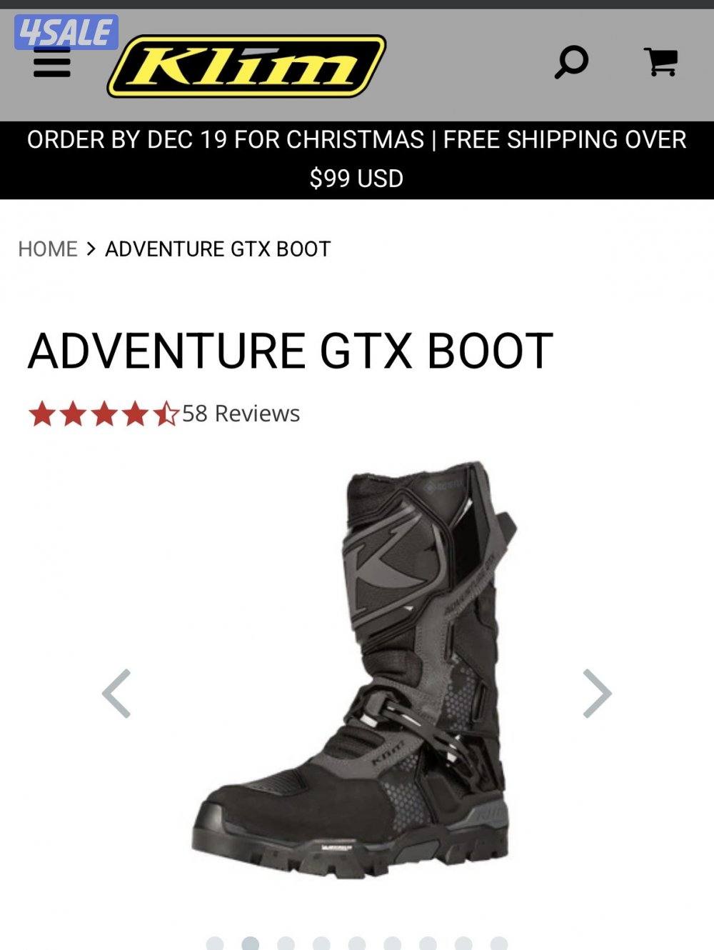 بيع حذاء KLIM Adventure GTX Boot1