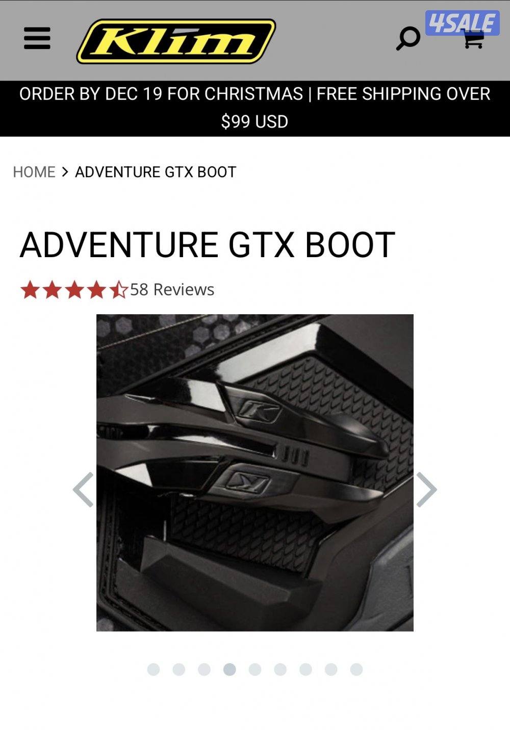 بيع حذاء KLIM Adventure GTX Boot5
