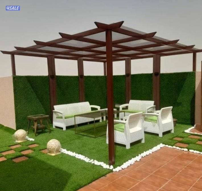 حداد مظلات وتنسيق حدائق0