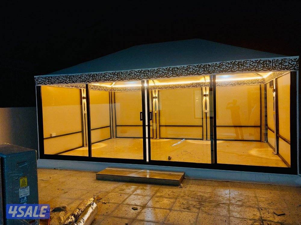 حداد مظلات وتنسيق حدائق9