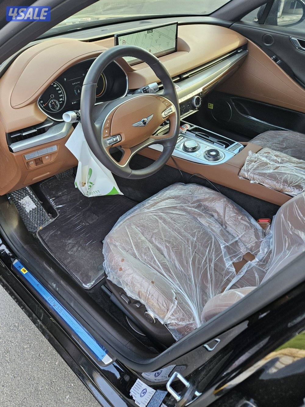 للبيع او البدل جنيسس G80 موديل 2024 بحالة الوكاله4