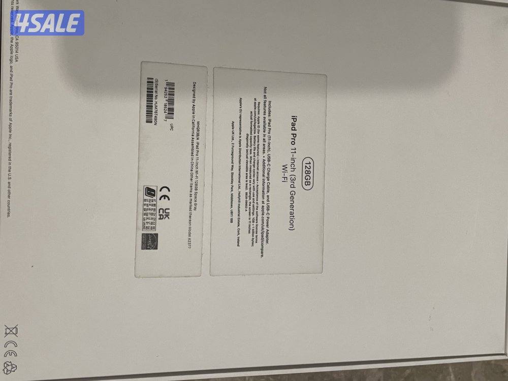ايباد برو m3 انش11  مستعمل نضيف جدا مع شحنه والكفر 128g180 فتره محدوده3