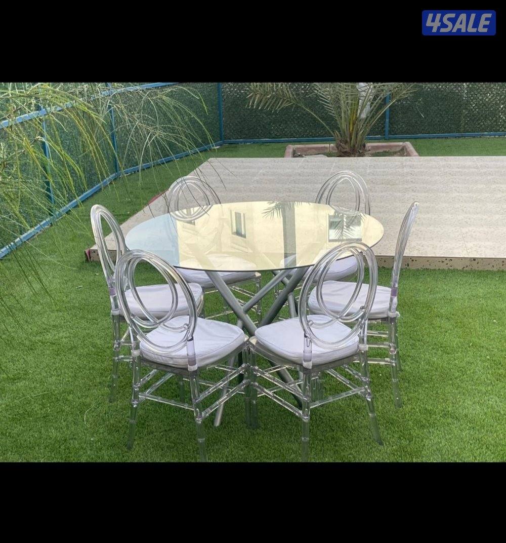 كراسي طاولات كنف امريكي طاولات تقديم كراسي مطروق طاولات طعام4