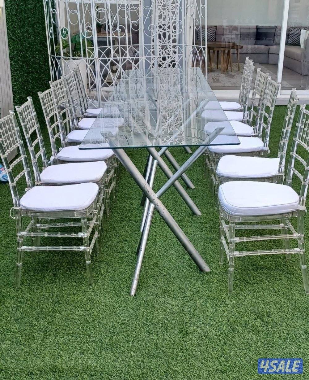 كراسي طاولات كنف امريكي طاولات تقديم كراسي مطروق طاولات طعام8