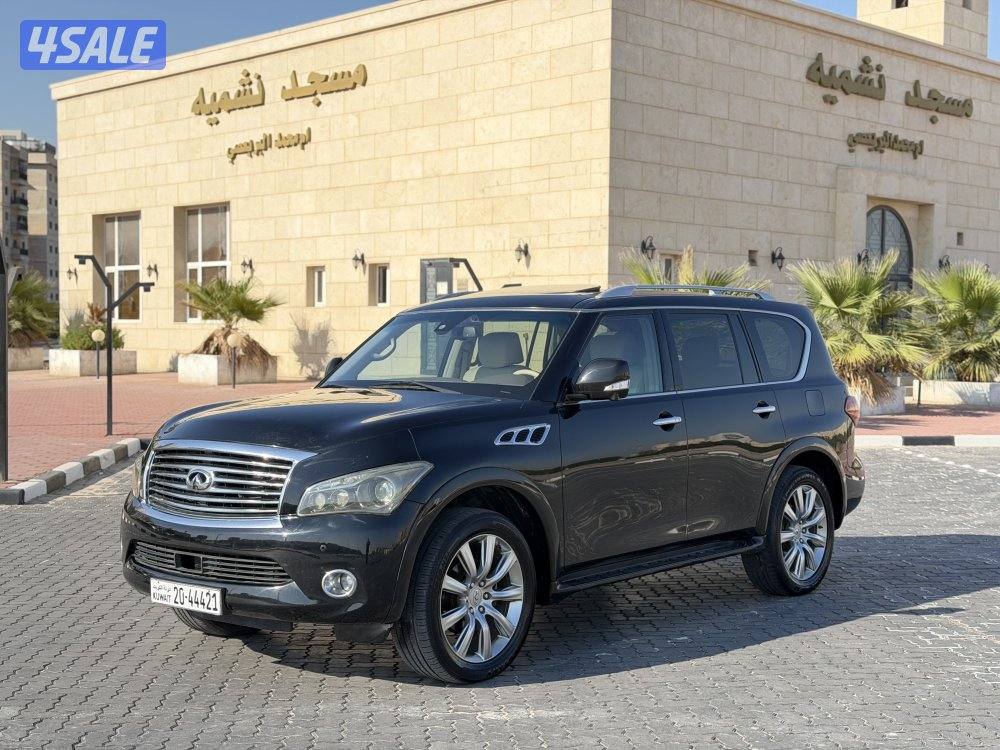 إنفينيتي QX 56 موديل 2012 وكالة الكويت سيرفس الوكاله بحاله ممتازه جدا0